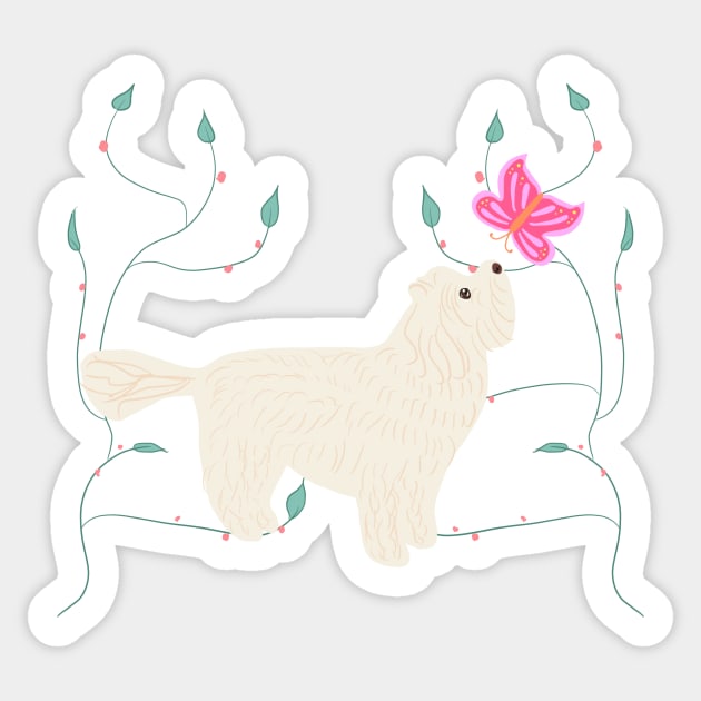 Maltipoo Sticker by PatternbyNOK